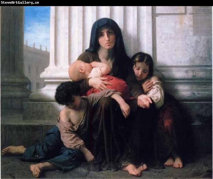 William-Adolphe Bouguereau Familia indigente